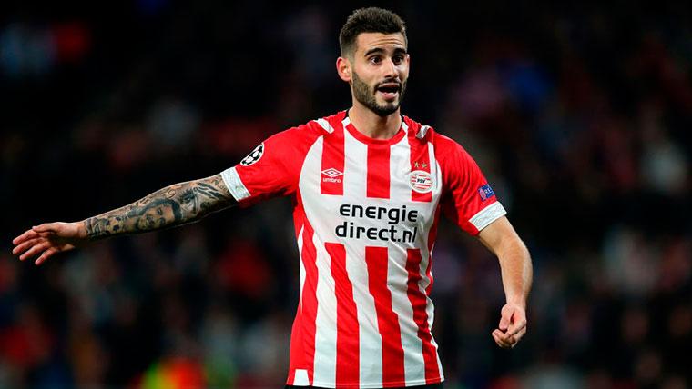 Gastón Pereiro, jugador del PSV