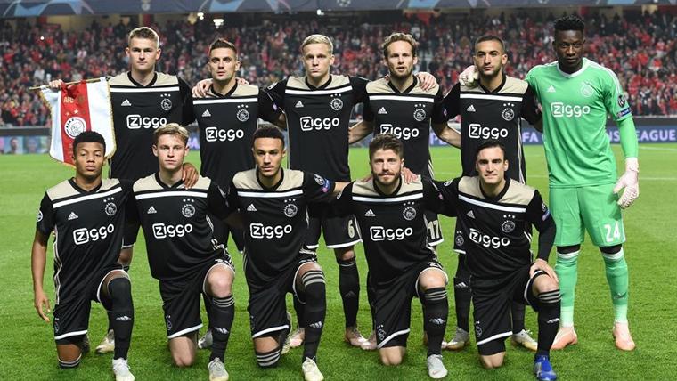 Frenkie Of Jong and Matthijs of Ligt, in the alignment title of the Ajax