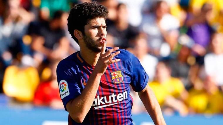 Carles Aleñá marked his first goal in First Division