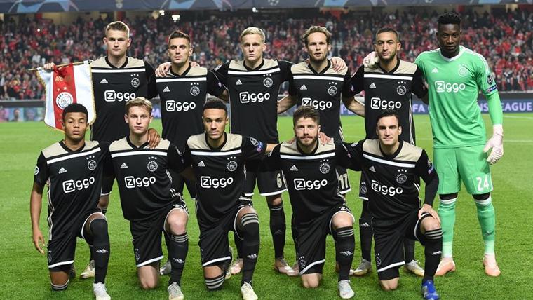 Matthijs de Ligt y Frenkie de Jong, en la alineación titular del Ajax