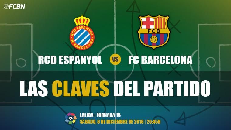 The Espanyol will measure  to the FC Barcelona in the RCDE Stadium
