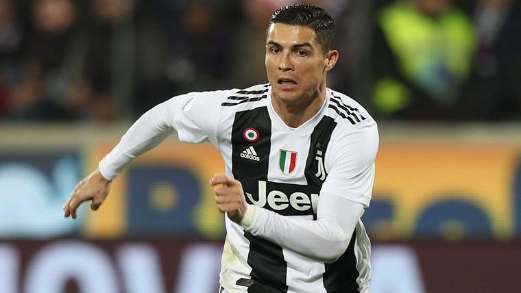 Cristiano Ronaldo, during a commitment with the Juventus of Turín