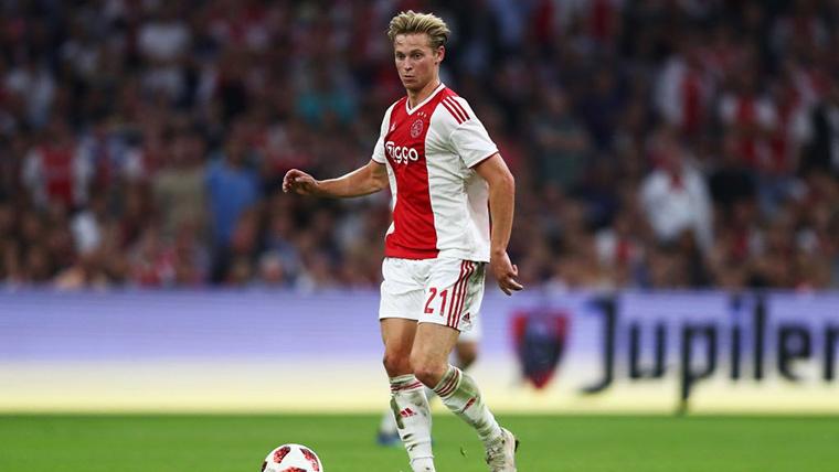 Frenkie de Jong, durante un compromiso con el Ajax de Amsterdam