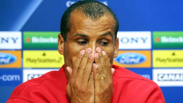 Rivaldo, during a press conference with Olympiacos in an image of archive