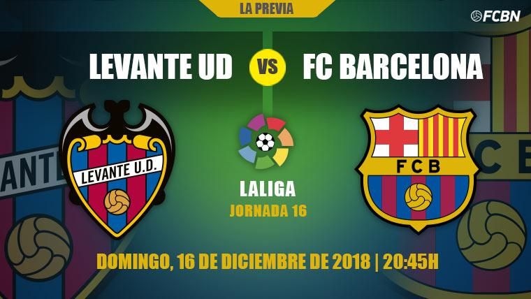 Previa del Levante-Barcelona de LaLiga Santander 2018-19
