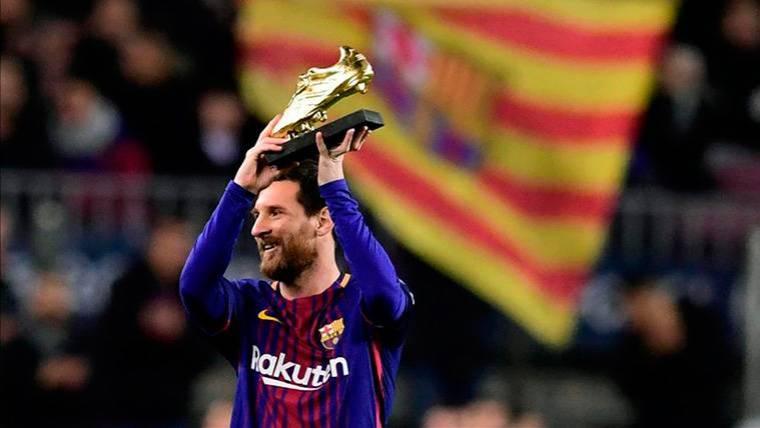 Leo Messi obtained his fifth Boot of Gold