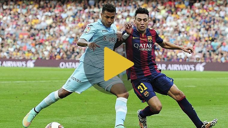 Jeison Murillo, durante un partido contra el Barcelona