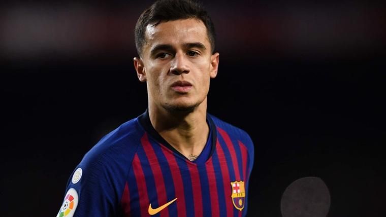 Philippe Coutinho, during a commitment with the Barcelona
