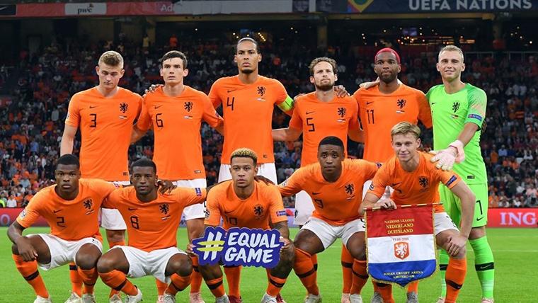 Matthijs Of Ligt and Frenkie of Jong, in the eleven headline of Holland