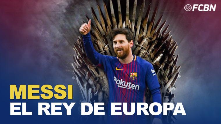 Leo Messi, the statistical king of the big Leagues of Europe