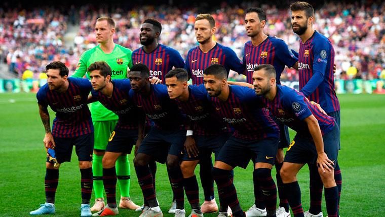 Photo of team of the Barcelona
