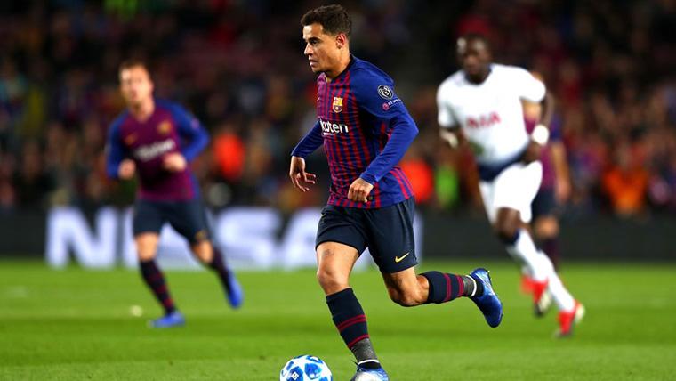 Philippe Coutinho, during a party against the Tottenham