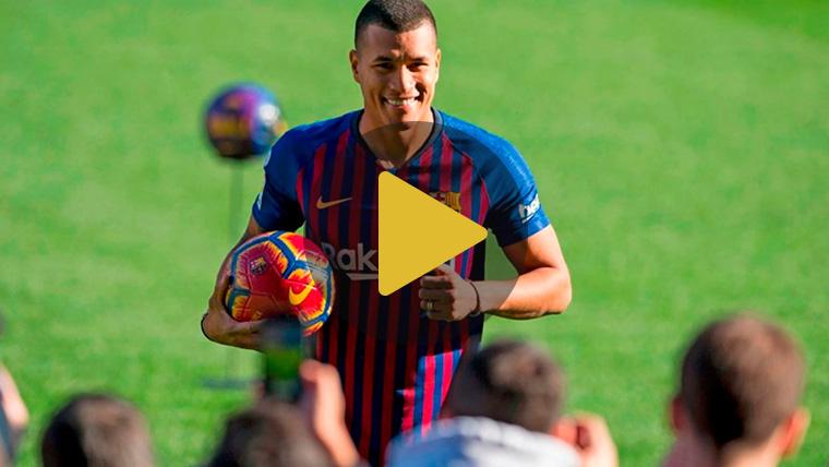Jeison Murillo, presentado en el Camp Nou