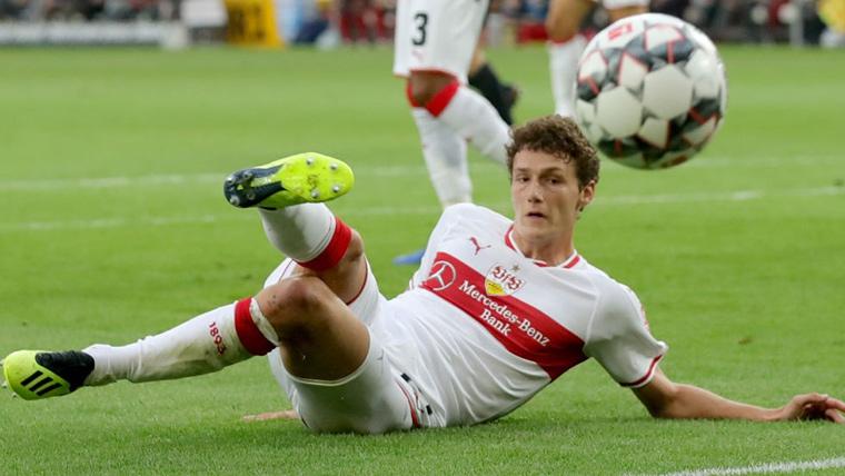 Benjamin Pavard, during a party with the Stuttgart in the Bundesliga