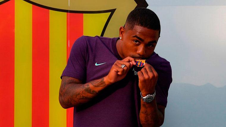 Malcom, recent signing of the Barcelona
