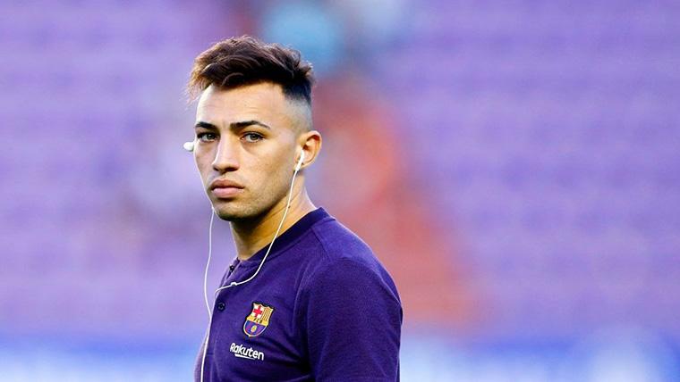 Munir The Haddadi, before a party with the FC Barcelona