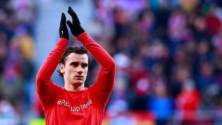 Antoine Griezmann, before the party against the Girona this Wednesday