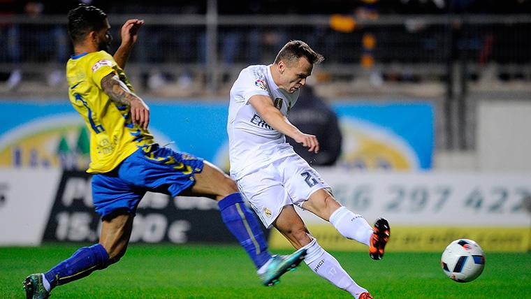 Denis Cheryshev, during the famous party against the Cádiz in 2015