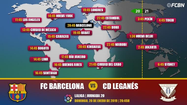 FC Barcelona vs Leganés On-line TV
