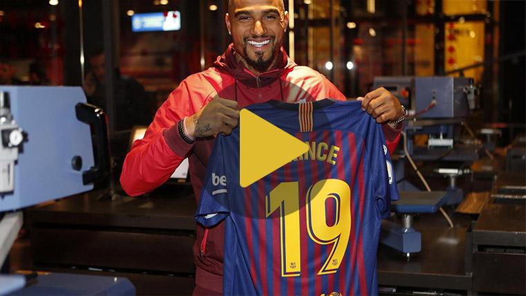 Boateng, durante su presentación