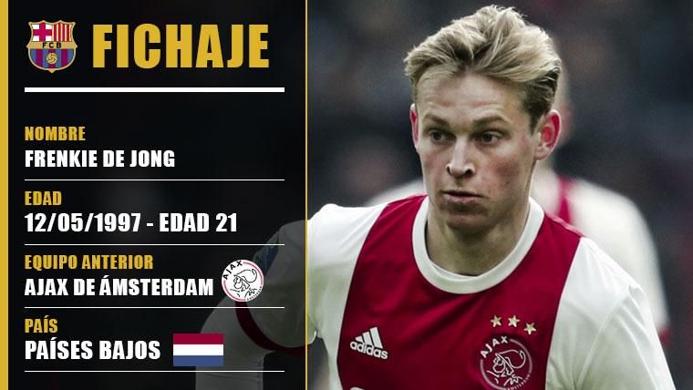 The FC Barcelona has closed finally the official signing of Frenkie of Jong