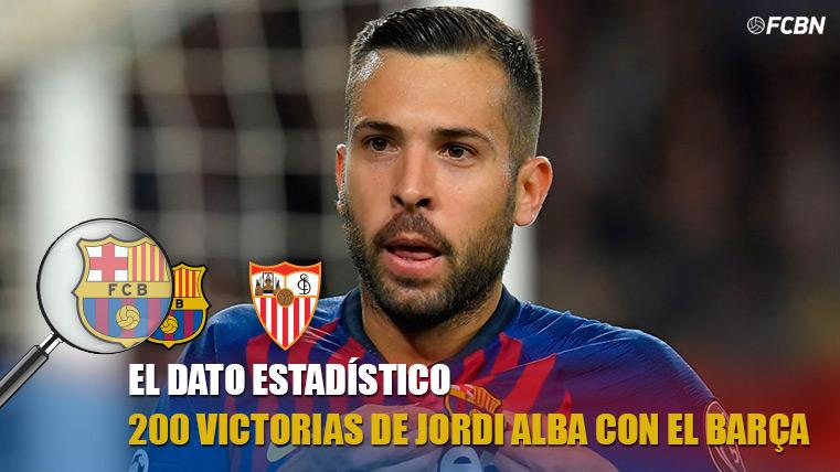 Jordi Alba carries already 200 victories with the T-shirt of the Barça