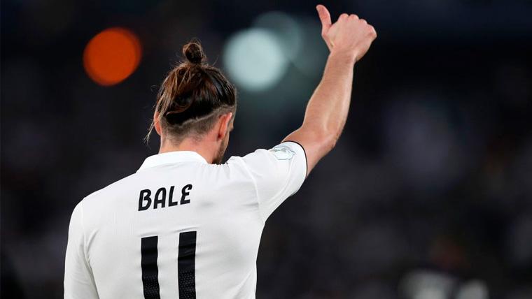 Gareth Bale en un partido del Real Madrid
