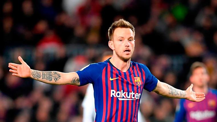 Rakitic In the party between the FC Barcelona and Valencia