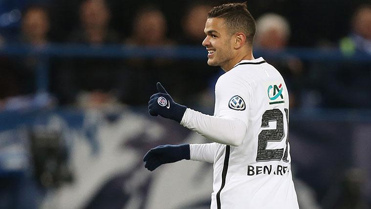 Hatem Ben Arfa in his stage like player of the PSG