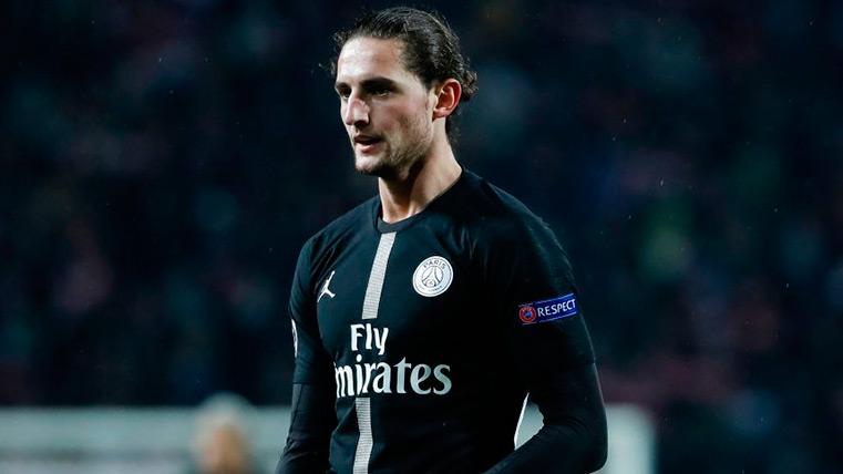 Rabiot In one of his last parties with the PSG