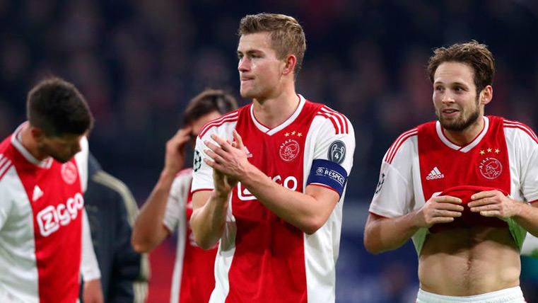 De Ligt tras un partido con el Ajax 