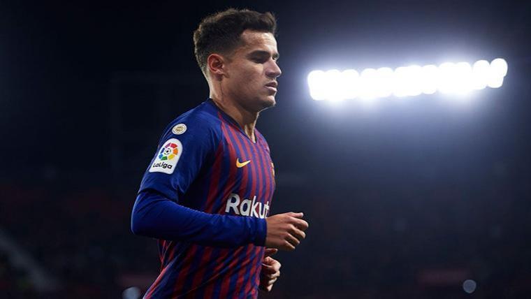 Coutinho, could be by behind Dembélé lesionado