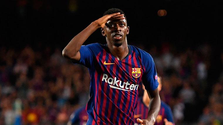 Dembélé, casi recuperado de su esguince