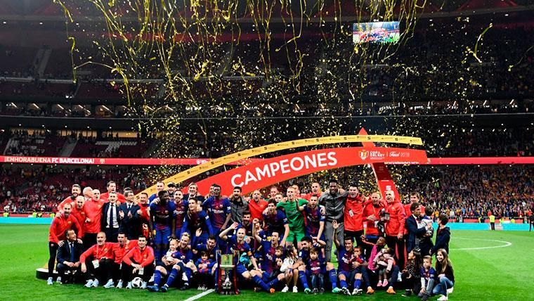 The FC Barcelona won the past edition of LaLiga