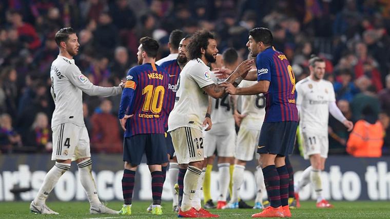 Real Madrid and FC Barcelona, after the Classical of Glass of the King in the Camp Nou