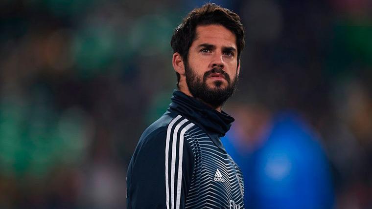 Isco, in a warming with the Real Madrid