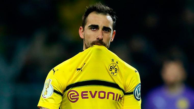 Paco Alcácer regrets  of an occasion with the Dortmund