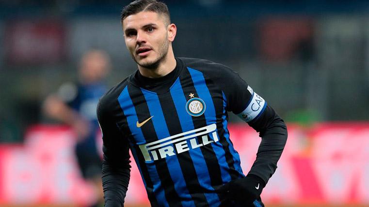Mauro Icardi, durante un partido con el Inter de Milán