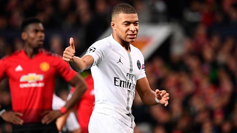 Mbappé During the party against the United
