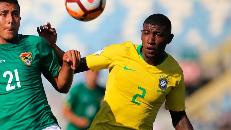 Emerson con la selección brasileña