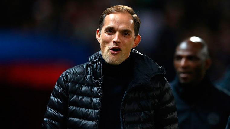 Thomas Tuchel in a party with the PSG