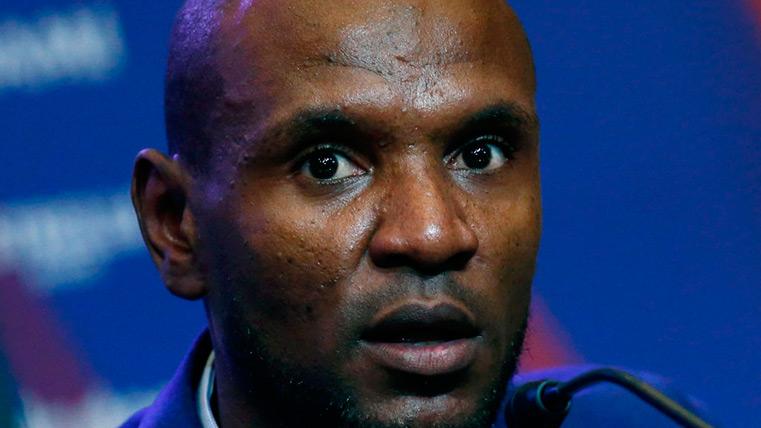 Abidal In a press conference with the Barça