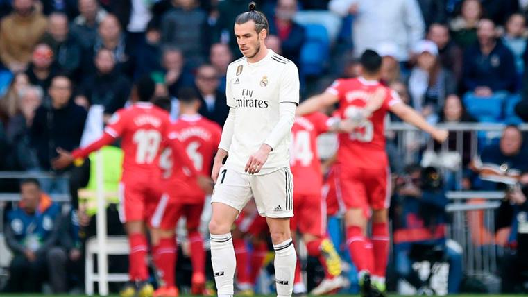 Gareth Bale, tras un gol recibido por el Real Madrid ante el Girona