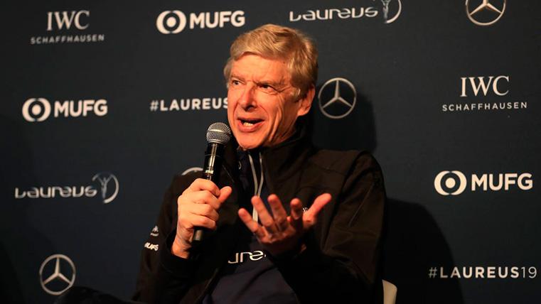 Arsène Wenger, durante una conferencia en los Premios Laureus