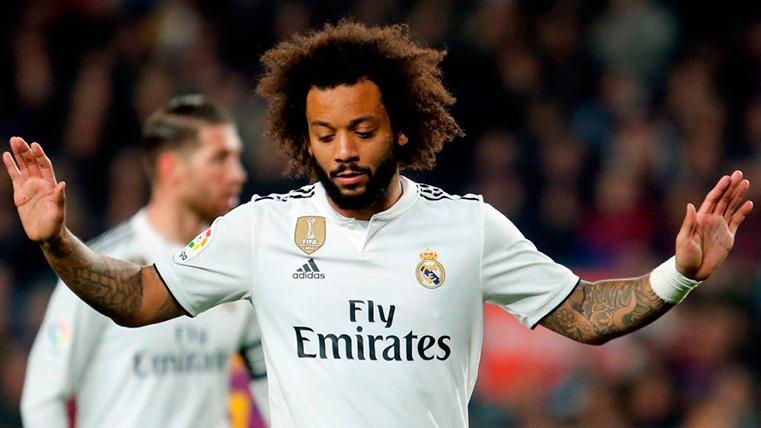 Marcelo in the Classical against the FC Barcelona