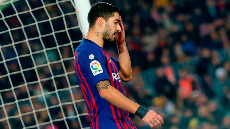 Luis Suárez regrets  against the Valladolid