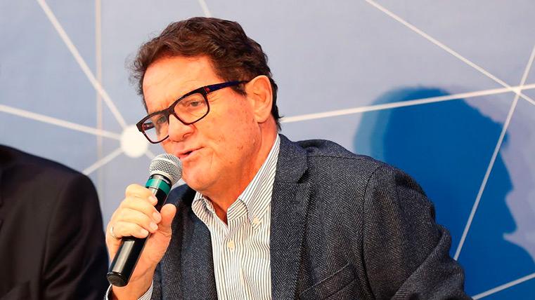 Fabio Capello en una entrevista
