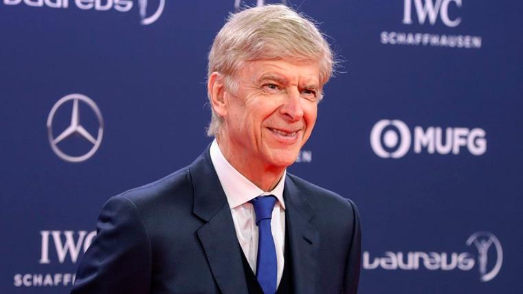 Arsène Wenger during a delivery of prizes