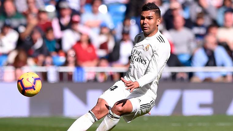 Casemiro In the party between the Madrid and the Girona