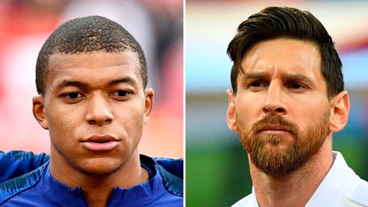 Mbappé Surfaces like rival of Messi